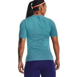 Under Armour Seamless Slim Fit Crew Neck T-Shirt in Blue