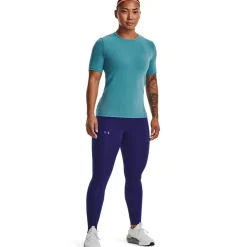 Under Armour Seamless Slim Fit Crew Neck T-Shirt in Blue