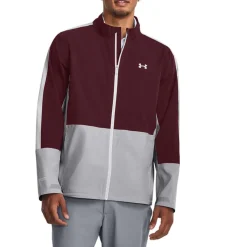 Under Armour Stormproof 3.0 Waterproof Jacket in red maroon