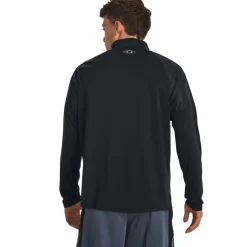 Under Armour Tech Grid 1/4 Zip Top in Black