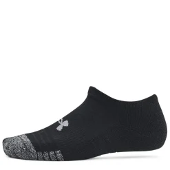 Under Armour Tech No Show 3 Pack Socks Juniors in Black