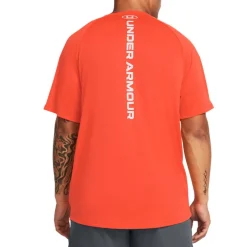 Under Armour Tech Reflective Short Sleeve T-Shirt in Orange