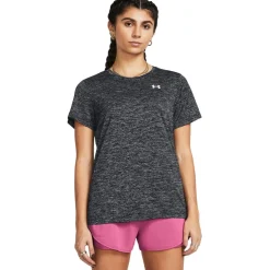 Under Armour Tech Twist Crew T-Shirt Ladies in Black