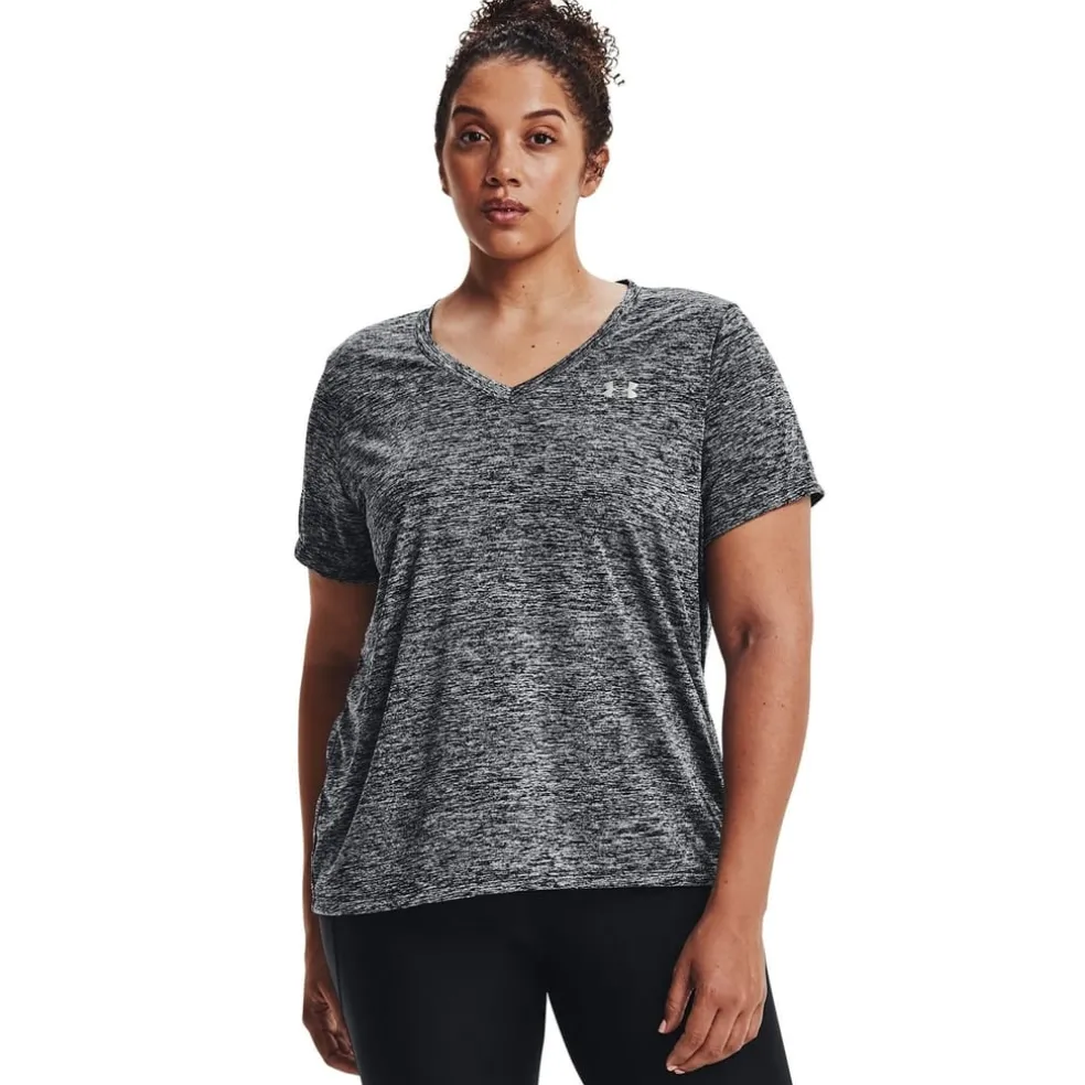 Under Armour Tech Twist T-Shirt Ladies in Grey