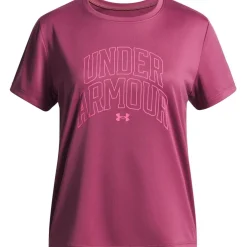Under Armour Tech Varsity Ss Jn54 in Purple