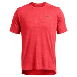 Under Armour Tech Vent Geotessa T-Shirt in Red