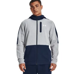 Under Armour Threadbone Full-Zip Hoodie in Grey