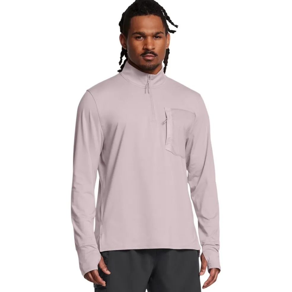 Under Armour Trail Quarter Zip in Grey
