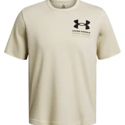 Under Armour UA Rival Terry Crew Neck T-Shirt in Brown