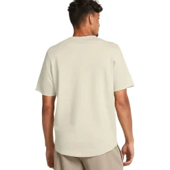 Under Armour UA Rival Terry Crew Neck T-Shirt in Brown