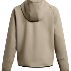 Under Armour Unstoppabl Hooded Fleece Jacket in Brown