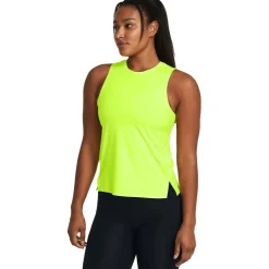 Under Armour Womens Armour Ua Launch Elite Tank Running Vest in Yellow