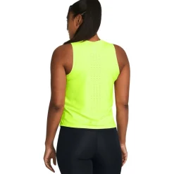 Under Armour Womens Armour Ua Launch Elite Tank Running Vest in Yellow