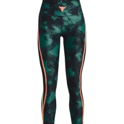 Under Armour Womens Armour Pjt Rck Hg Pt Ankl Lg Fam Capri in Green