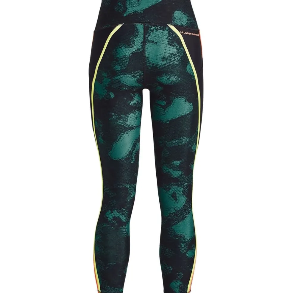 Under Armour Womens Armour Pjt Rck Hg Pt Ankl Lg Fam Capri in Green