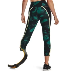 Under Armour Womens Armour Pjt Rck Hg Pt Ankl Lg Fam Capri in Green