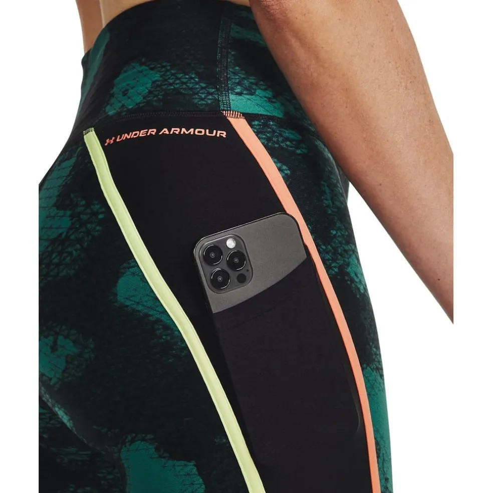 Under Armour Womens Armour Pjt Rck Hg Pt Ankl Lg Fam Capri in Green