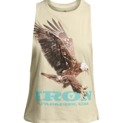 Under Armour Womens Armour Pjt Rck Balance Tank Gym Vest in Brown