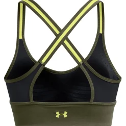 Under Armour Womens Armour Pjt Rck Lets Go Ll Infty Bra Medium Impact Sports in Black