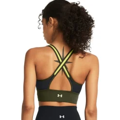 Under Armour Womens Armour Pjt Rck Lets Go Ll Infty Bra Medium Impact Sports in Black