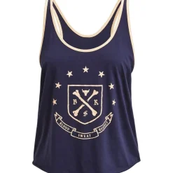 Under Armour Womens Armour Pjt Rck Q3 Arena Tank Gym Vest in Blue