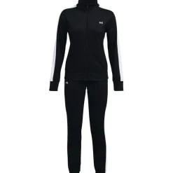 Under Armour Womens Armour Tricot Tracksuit in Black
