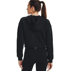 Under Armour Womens Armour Pjt Rck Hw Terry FulL-Zip Hoody in Black