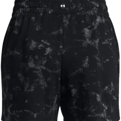 Under Armour Womens Armour Pjt Rck Undrgrnd Terry Shorts Gym Shorts in Black
