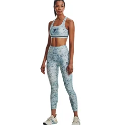 Under Armour Womens Armour Ua Pjt Rock Hg Ankle Legging Capri in Blue