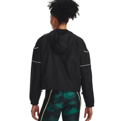 Under Armour Womens Armour Pjt Rock Brahma Jacket Gym Top in Black