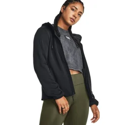 Under Armour Womens Armour Ua Essential Swacket Training Jacket in Black