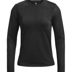 Under Armour Womens Armour Ua Seamless Stride Ls Running Top in Black
