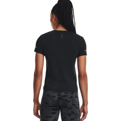 Under Armour Womens Armour Ua Seamless Stride Ss Running Top in Black