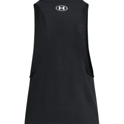 Under Armour Womens Armour Pjt Rck W Neon Flame Tank Gym Vest in Black