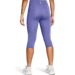 Under Armour Womens Armour Ua Launch Capris Capri in Purple