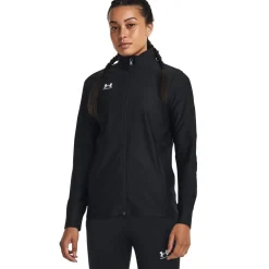 Under Armour Womens Challenger Track Jacket in Black