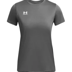 Under Armour Womens Challenger SS Training Top in Grey