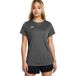 Under Armour Womens Challenger SS Training Top in Grey