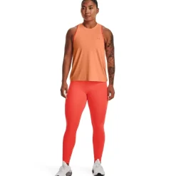 Under Armour Womens Motion Full Length Leggings in Orange