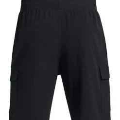 Under Armour Woven Cargo Shorts in Black