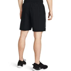 Under Armour Woven Wordmark Shorts in Black