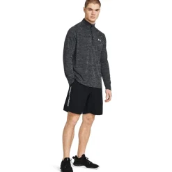Under Armour Woven Wordmark Shorts in Black