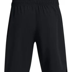 Under Armour Woven Wordmark Shorts in Black