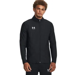 Under Armour Zip Neck Long Sleeve Athletic Top in Black