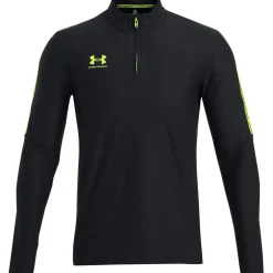 Under Armour Zip Neck Regular Fit Sweatshirt in Black