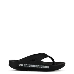 Undercover Toe Post Flatform Sandals in Black