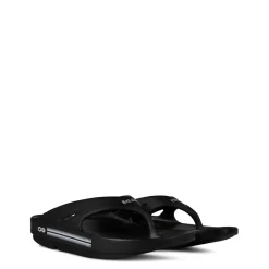 Undercover Toe Post Flatform Sandals in Black