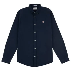 US Polo Assn Oxford Ls Shirt in Blue