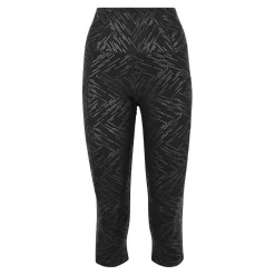 USA Pro High Rise Capri Cropped Leggings in Black