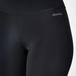 USA Pro Poly Leggings in Black